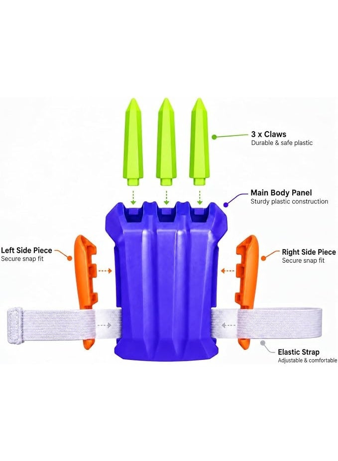 1st Choice First Choice Wearable Cat Claws Toy for Kids, Safe Plastic Costume Claws with Adjustable Elastic Strap for Role Play and Parties - Image 3