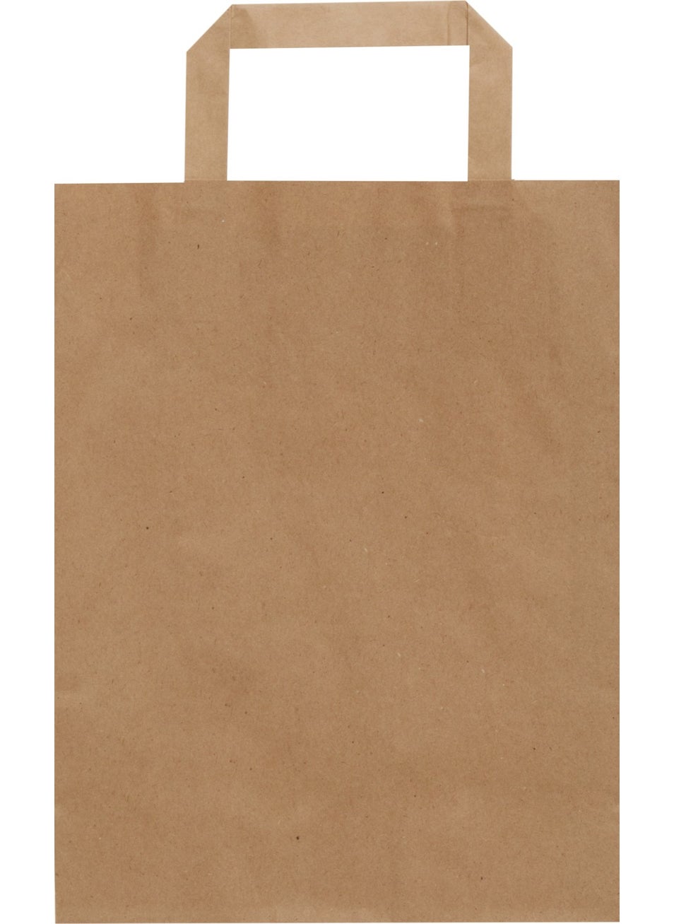 Packanya 22x27x10-500 Pieces Flat Handle Kraft Bag  - Image 1