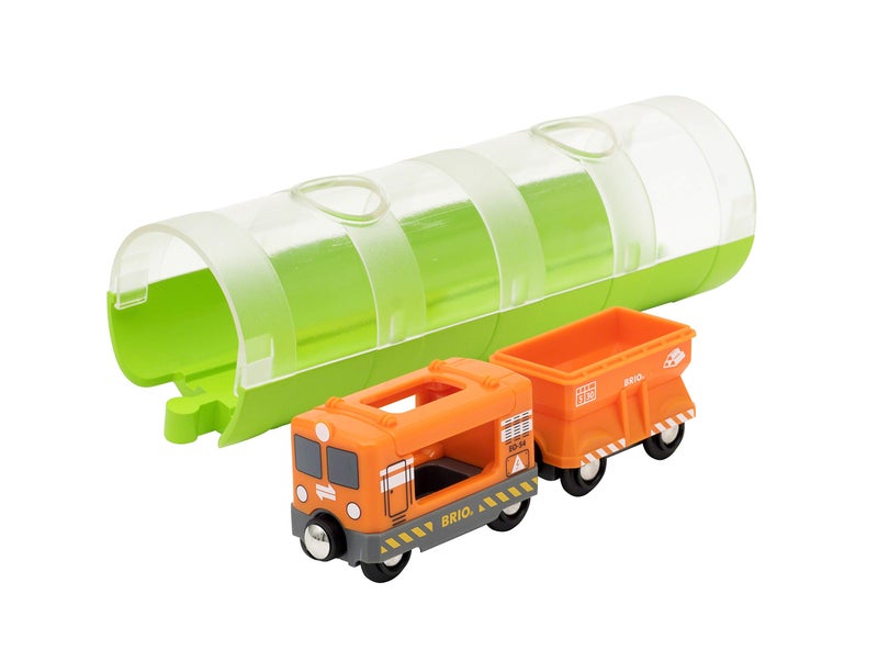 Brio Brio World Tunnel & Cargo Train For Kids Age 3 Years Up - Compatible With All Brio Railway Sets & Accessories  - Image 1