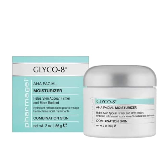 Pharmagel Glyco-8 Facial Firming Moisturizer for Combination Skin | Deeply Hydrating Daily Facial Moisturizer for Fine Lines and Wrinkles - 2 oz. - Image 1