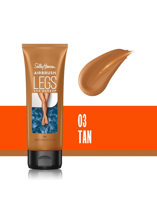 Airbrush Legs®, Leg Makeup, Tan/Bronze, Easy Application, Flawless Looking Legs, Water Resistant, Transfer Proof Lotion