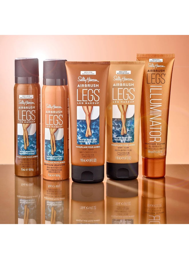 Airbrush Legs®, Leg Makeup, Tan/Bronze, Easy Application, Flawless Looking Legs, Water Resistant, Transfer Proof Lotion