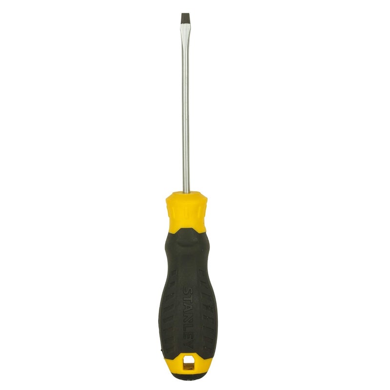 STANLEY STMT60817-8 Cushion Grip Slotted Standard Screwdriver 3 mm x 75 mm Black and Yellow - Image 2