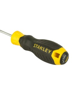 Stanley STANLEY STMT60817-8 Cushion Grip Slotted Standard Screwdriver 3 mm x 75 mm Black and Yellow  - Image 5