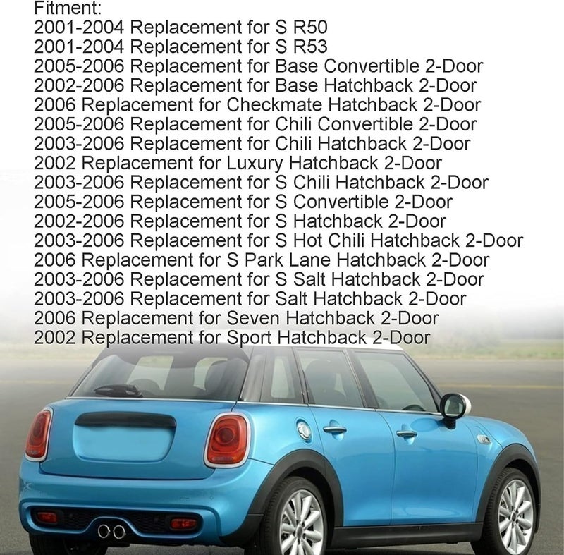 klarako Rear Wiper Arm, Rear Windshield Wiper Arm Blade 61627079943 Replacement for Checkmate Hatchback 2klarako Door - Image 2