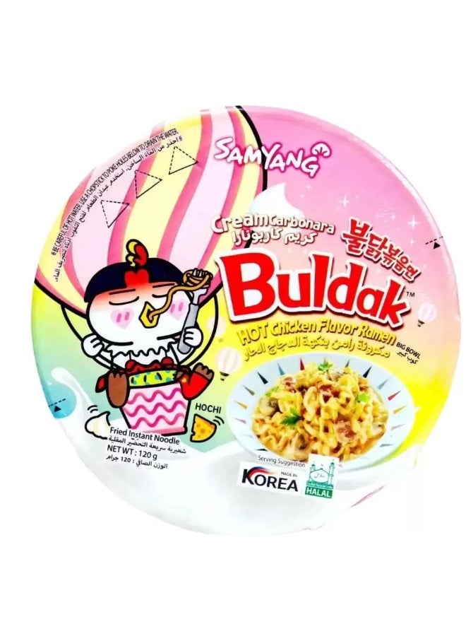 Samyang رامين ساميانغ كريمة كاربونارا بنكهة دجاج حار - 120 جرام - Image 2