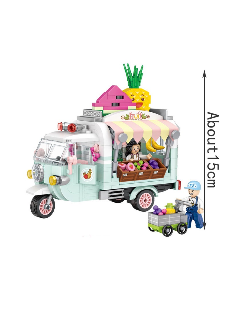 480pcs Fruit Car Model Set Building Blocks Creative Diy Simulation Collection Building Assembly Children'S Toys Home Decoration  - Image 2