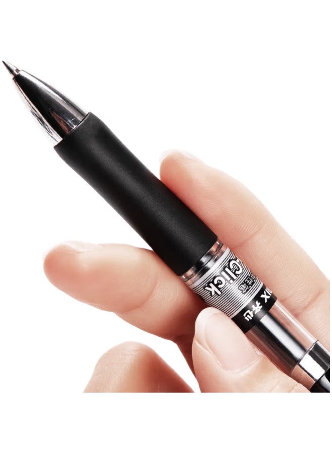 Comix 20-Pack 0.5Mm Blue Retractable Gel Pen, Bullet Tip, Signing Pen, Office Stationery, Eb35 - Image 1