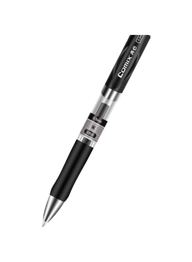 Comix 20-Pack 0.5Mm Blue Retractable Gel Pen, Bullet Tip, Signing Pen, Office Stationery, Eb35 - Image 2