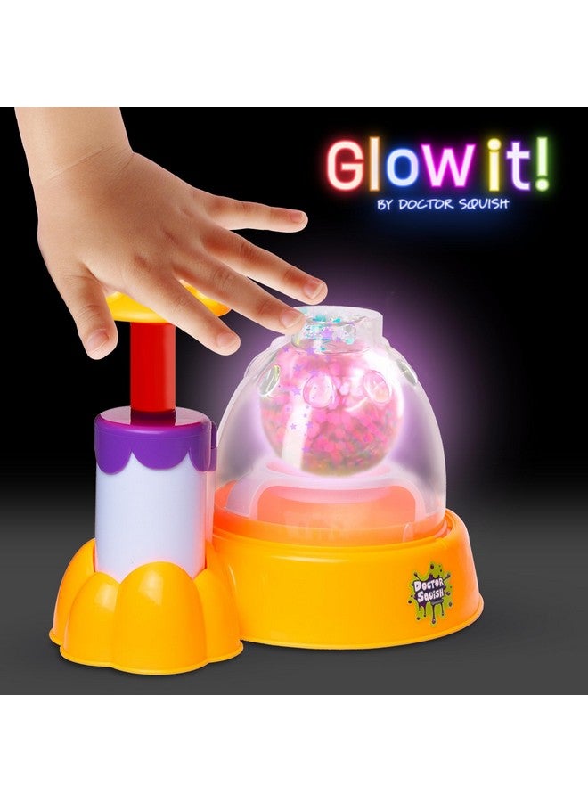 Doctor Squish طقم إعادة تعبئة دكتور سكووش المتوهج في الظلام - مجموعة صنع سكووشي بنفسك - أنشئ سكووشياتك الخاصة مع تأثيرات التوهج النيون - Image 4