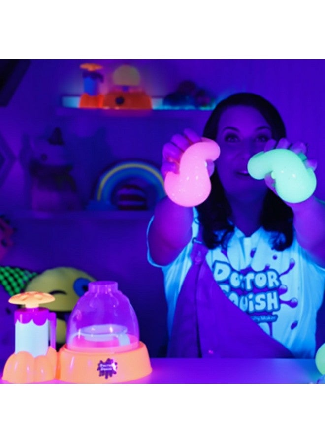 Doctor Squish طقم إعادة تعبئة دكتور سكووش المتوهج في الظلام - مجموعة صنع سكووشي بنفسك - أنشئ سكووشياتك الخاصة مع تأثيرات التوهج النيون - Image 3