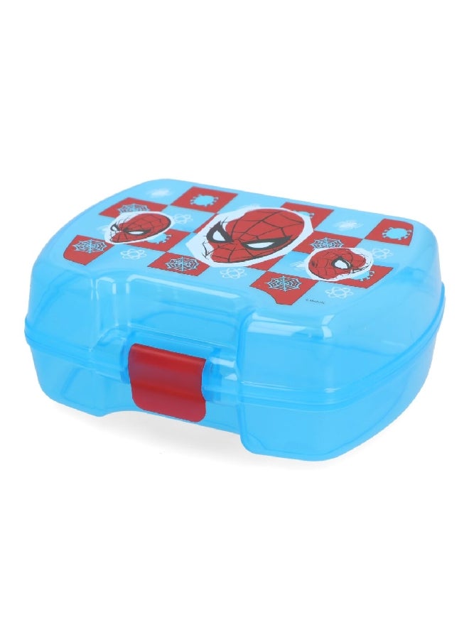 ستور بريميوم صندوق لتخزين الساندويتشات بتصميم سبايدرمان باللونين الأزرق والأحمر 7 x 17.5 x 13.8 سم 74777 - Image 2