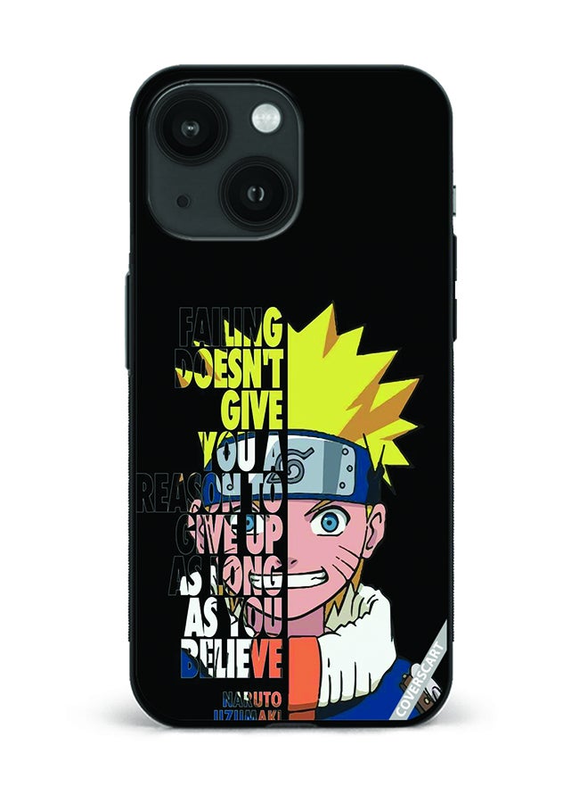 COVERSCART Protective Case Cover For Apple iPhone 14 Naruto Design Black