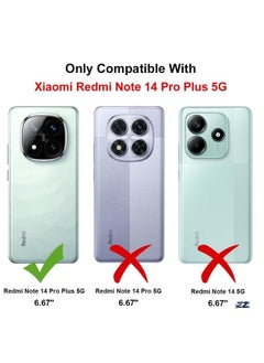 ELTRAZONE Xiaomi Redmi Note 14 Pro Plus 5G Case Cover – Soft TPU Premium Liquid Silicone Lightweight Shock Protective Case with Camera Protection for Redmi Note 14 Pro Plus 5G  - Image 2