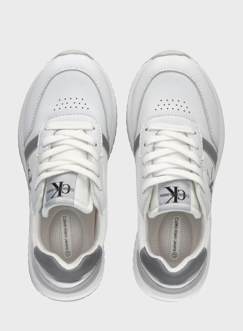 Calvin Klein Jeans Kids Lace Up Sneakers