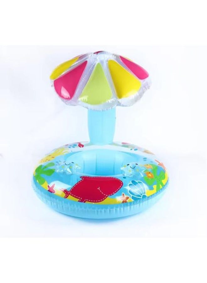 Kids Swim Float with Sun Canopy - Image 4