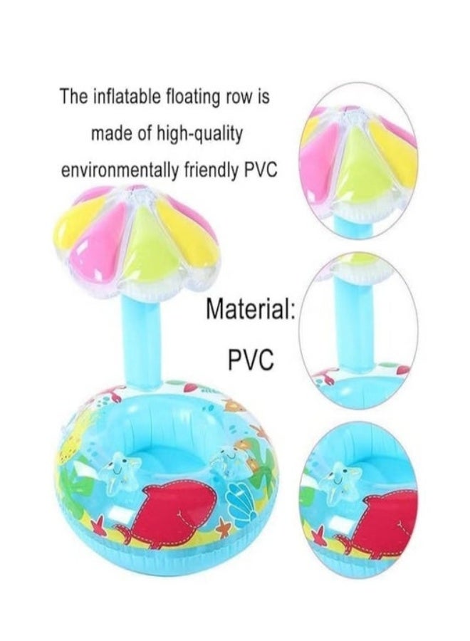 Kids Swim Float with Sun Canopy - Image 2