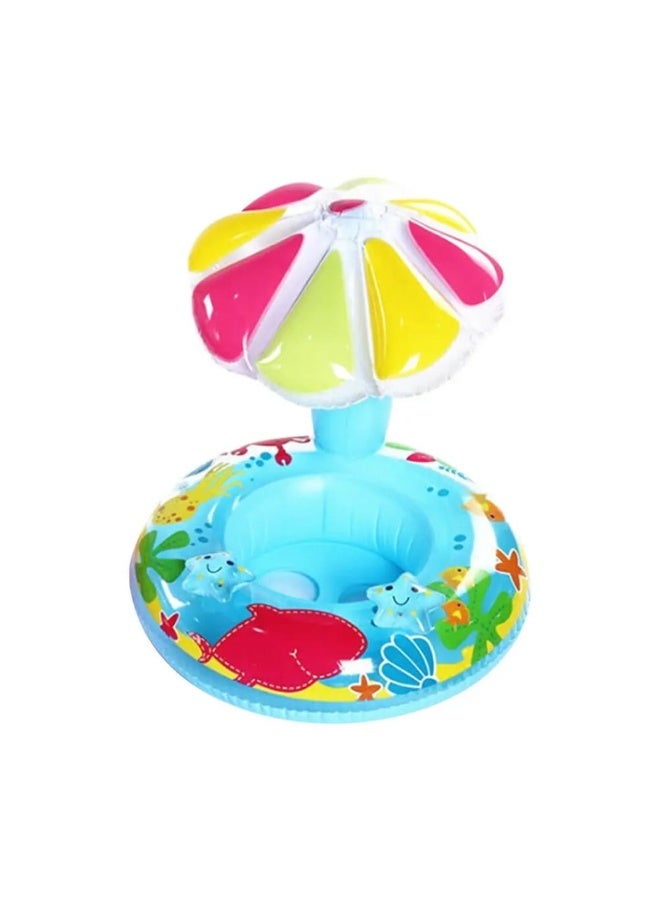 Kids Swim Float with Sun Canopy - Image 3
