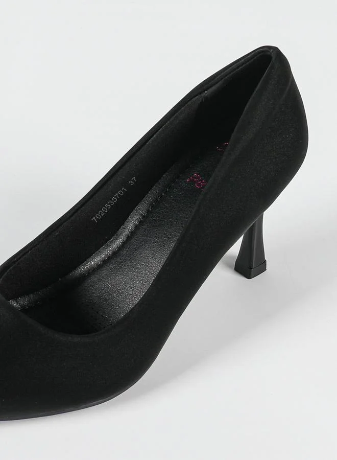 Sneak-a-Peek Sneak-a-Peek Black Pointed Toe Pumps