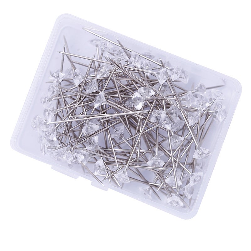 Diamond Positioning Needle, Hand Sewing Patchwork Fixed Pearlescent Needle, Clothing Positioning Needle, Transparent Canned Boxed Needle - Image 5