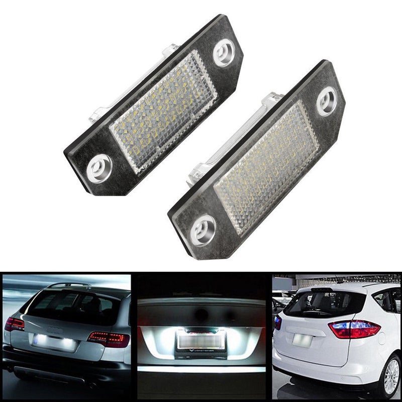 2 Pcs LED License Plate Lamp 12V White Light Fit for Ford Focus C-MAX MK2 - Image 4