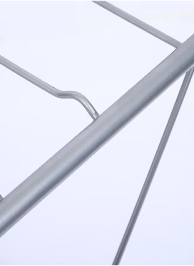 Generic Laundry rack and clothes drying rack, silver galvanized iron, 176 x 60 x 96 cm  - Image 4