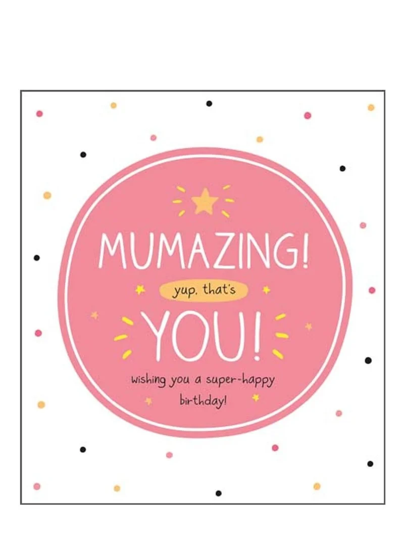 بيجمينت Happy Birthday Mum Greeting Card