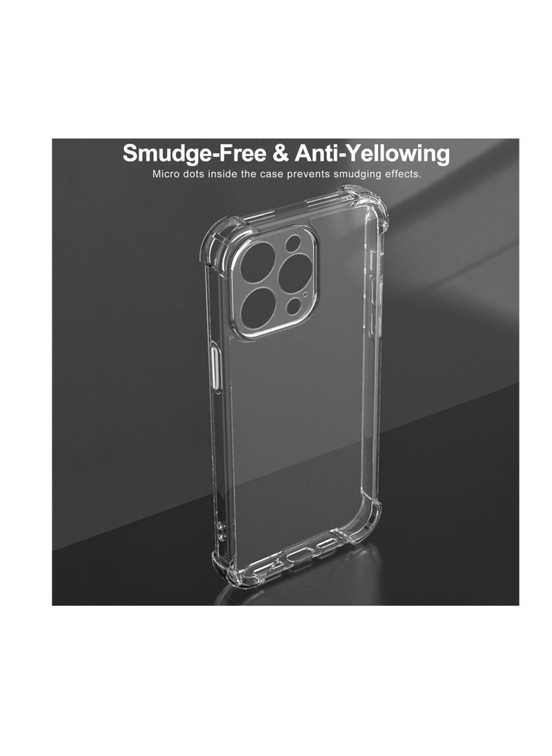 Generic - Compatible with iPhone 14 Pro Max Case, Whioltl Anti-Scratch, Crystal Clear Phone cover, Shockproof iPhone 14 Pro Max Case With Drop Protection Corners - Transparent (6.7-Inch) - Image 1