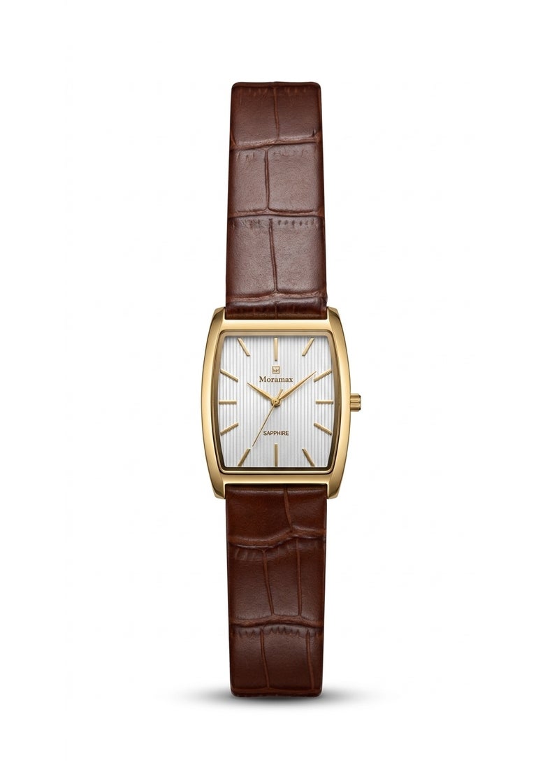 Moramax Men’s premium leather strap watch - Image 1