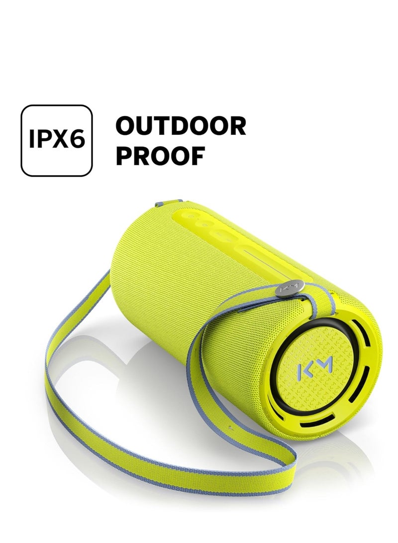 LOEWE WE. HEAR PRO BY KYLIAN MBAPPE BLUETOOTH SPEAKER BT V5.3 100W WATER-RESISTANT IPX6 NEON - Image 3