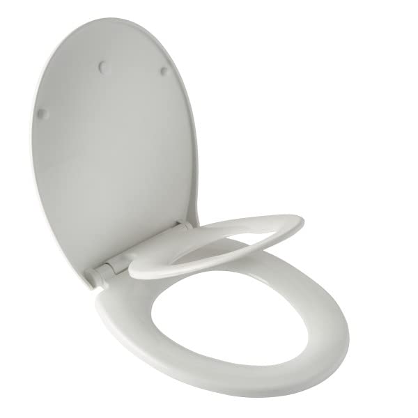 BEMIS Reybridge Family Toilet Seat Child Ring Slow Close Take Off Top Fix Thermoplast White | WC seat with Take Off Top Fix | Unbreakable and Recyclable Long-Lasting thermoplastic | Easy Installation - Image 1