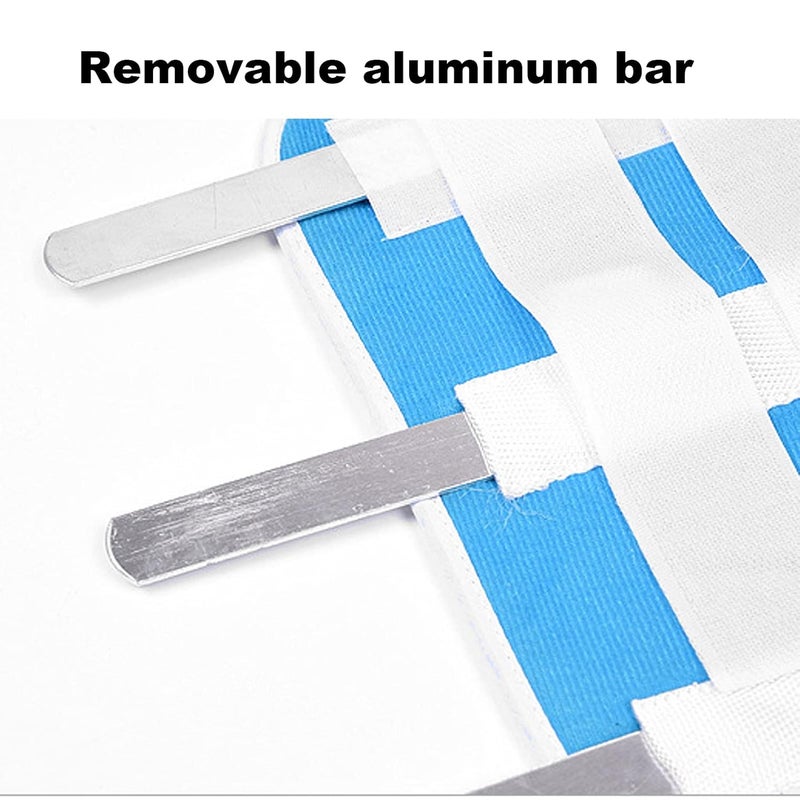klarako Humerus Splint, Humerus Fracture Splint Adjustable Upper Arm Splint Breathable Humeral Shaft Brace Support for Fracture Recovery(L-blue) - Image 5