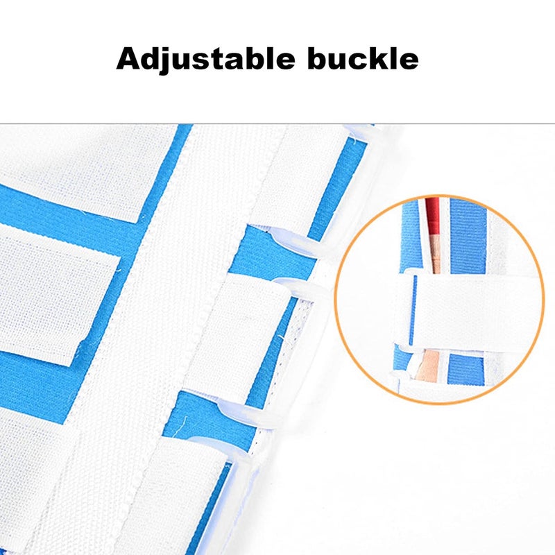 klarako Humerus Splint, Humerus Fracture Splint Adjustable Upper Arm Splint Breathable Humeral Shaft Brace Support for Fracture Recovery(L-blue) - Image 3