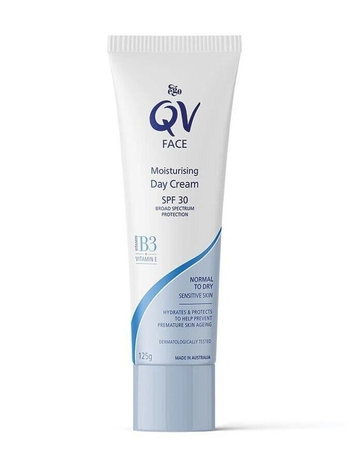 كيو في كريم مرطب للوجه نهاري SPF 30 - كريم مرطب وحامي للوجه 125 جرام - Image 2