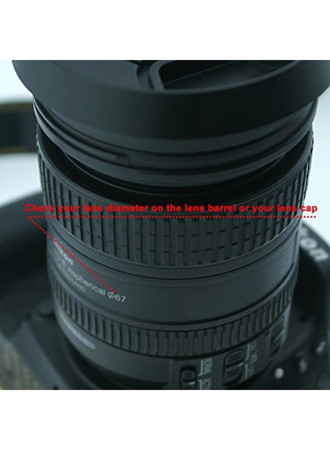 SIOTI 39mm Lens Hood, Oxidation Matte Anti Reflective Treatment, Aluminum Alloy, with 1 * 52mm Lens Cap, Compatible with Sony/Canon/Nikon/Fuji etc >40mm Camera Lens - Image 4