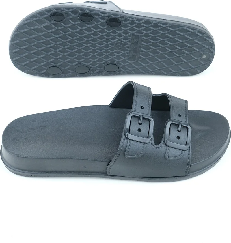 Gezer Summer Women's Double Buckle Adjustable Wet Floor Slippers10