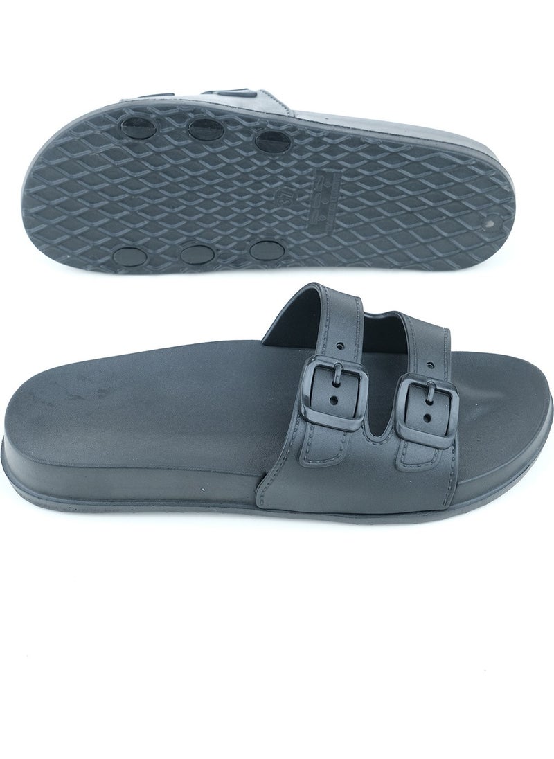 Gezer - Summer Women's Double Buckle Adjustable Wet Floor Slippers10 - Image 1