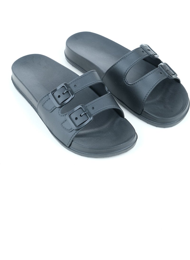 Gezer - Summer Women's Double Buckle Adjustable Wet Floor Slippers10 - Image 1