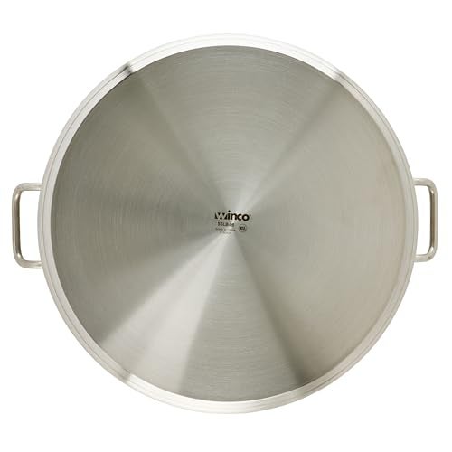 Winware - Stainless Steel 25 Quart Brasier with Cover - Image 5
