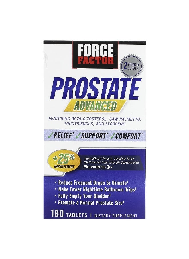 Force Factor Force Factor, Prostate Advanced, 180 Tablets  - Image 1