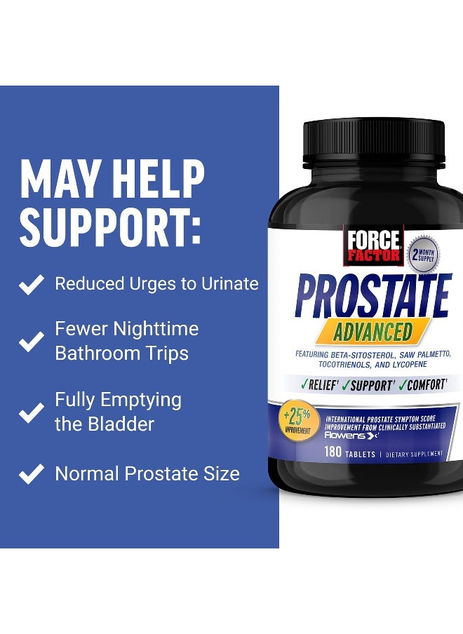Force Factor Force Factor, Prostate Advanced, 180 Tablets  - Image 4