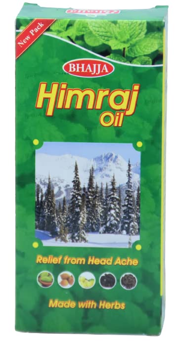 URJUWANI Bhajja Himraj Hair Oil Relief for Head Ache Made with Herbal 100ml - Image 2
