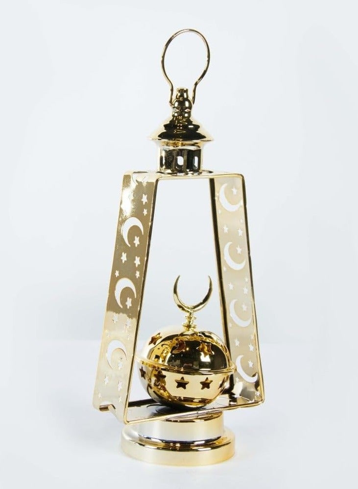 Incense burner in the shape of a lantern, stars and a crescent moon, an elegant design suitable for decoration - Image 2