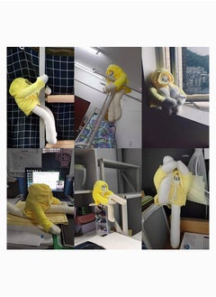 SYOSI Banana Plush Man Toy, SYOSI Banana Weird Plushies with Magnets Changeable Pose Funny Cute Banana Doll Stuffed Decompression Perfect for Boys Girls Birthday 15Inch  - Image 3