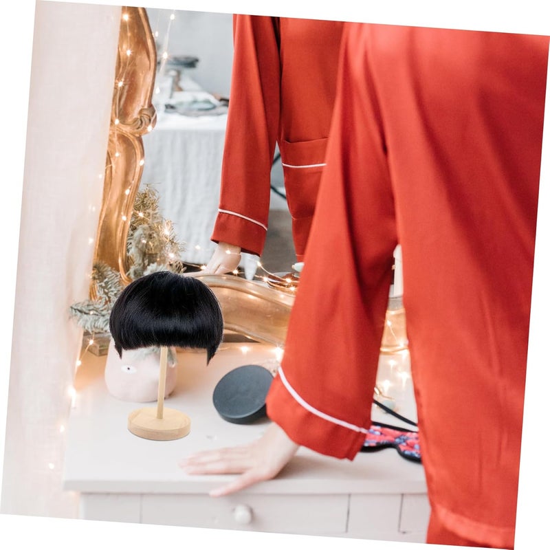 LIOOBO Doll Head Stand for Dolls Elegant Wig Display Holder with Slip Base for Organizing and Showcasing Bjd Wigs and Headgear - Image 5