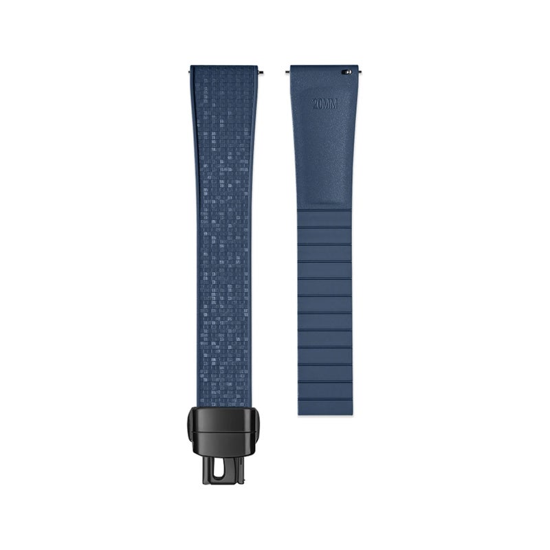 Bluejw CTSizable Mosaic Pattern Fluoroelastomer Watch Band – Replace the Watch Strap for 18mm 19mm 20mm 21mm 22mm Universal Luxury Watches - Image 1