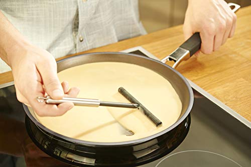 RÖSLE Rosle 10626 Stainless Steel & Silicone Crepe Spreader Tool To Fit Large Pan - Image 2
