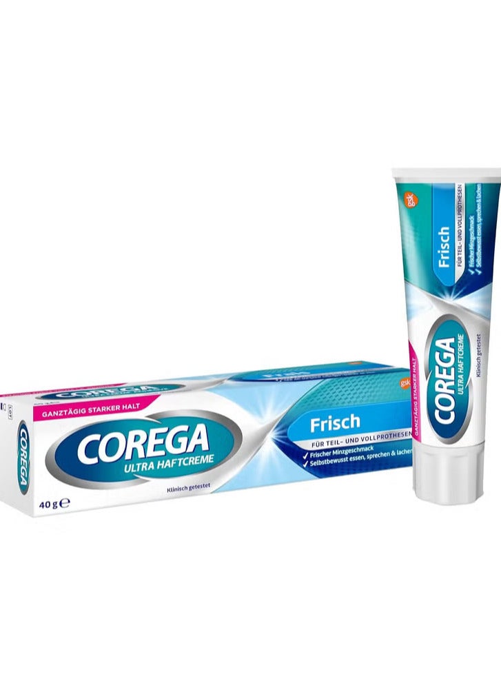 Corega Super Tast Ultra Mint Denture Fixative Cream 40 gm