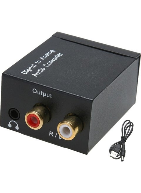 2161 Digital To Analog 3.5mm Optical Audio Tos Converter Converter Adapter