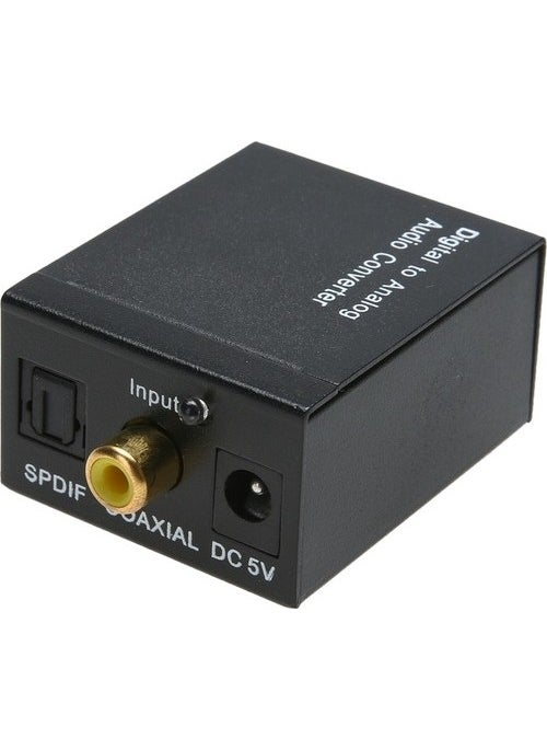 2161 Digital To Analog 3.5mm Optical Audio Tos Converter Converter Adapter